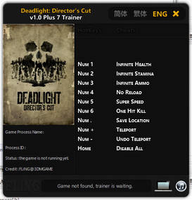 Deadlight: Director's Cut - Trainer (+7) [1.0] {FLiNG}