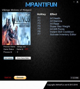 Vikings - Wolves of Midgard: Trainer +11 v2.1 {MrAntiFun}