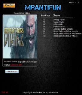 Expeditions: Viking: Trainer (+7) [1.0.7.2] {MrAntiFun}