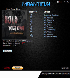 Hold Your Own: Trainer +9 v8.3 {MrAntiFun}