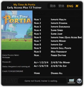 My Time at Portia: Trainer +13 Early Access Updated 2018.09.20 {FLiNG}