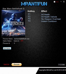 Star Wars: Battlefront 2 (2017) - Trainer +4 v20.04.2019 {MrAntiFun}
