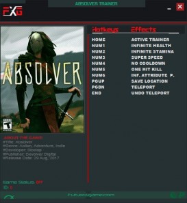 Absolver: Trainer +7 v1.17 {FutureX}