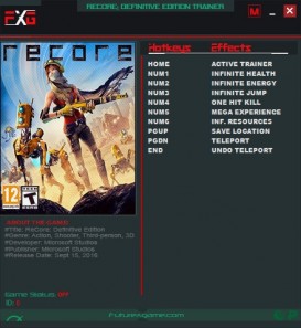 ReCore: Definitive Edition - Trainer +7 v1.1.7468.2 {FutureX}