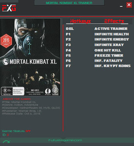 Mortal Kombat XL: Trainer (+7) [Latest Steam] {FutureX}