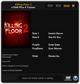 Killing Floor 2: Trainer +4 v1048 {FLiNG}