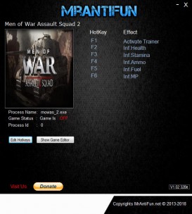 Men of War: Assault Squad 2 - Trainer +5 v3.262.0 {MrAntiFun}