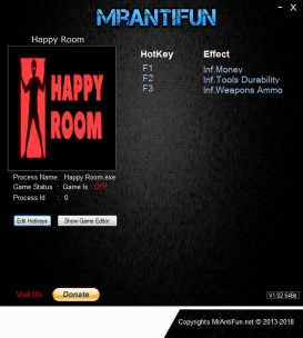 Happy Room: Trainer +3 v2.0 {MrAntiFun}