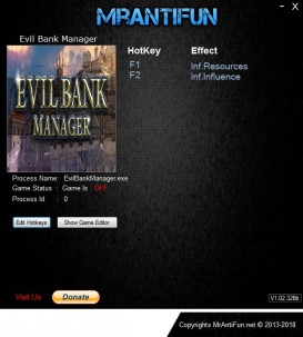 Evil Bank Manager: Trainer +2 v29.03.2019 {MrAntiFun}