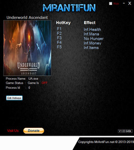 Underworld Ascendant: Trainer +5 v1.4.1 {MrAntiFun}