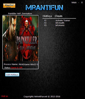 Painkiller: Hell & Damnation - Trainer +2 v.01.04.2017 {MrAntiFun}