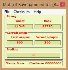 Mafia 3: Savegame Editor