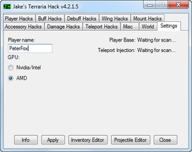 Terraria: Jakes Terraria Hack v5.0.1 [1.3.4.4]