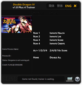 Double Dragon 4: Trainer +5 v1.0 {FLiNG}