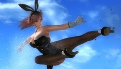 Dead or Alive 5: Last Round - in a jump
