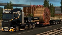 Euro Truck Simulator Scania Caterpillar screenshot