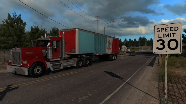 American Truck Simulator - Speed Limit Sign