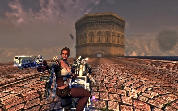 Damnation - girl with weapon screenshot