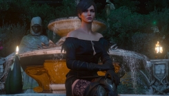 The Witcher 3 - Yennefer near the fountain
