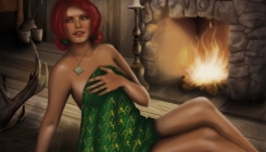 The Witcher 3: Wild Hunt - art Triss Merigold