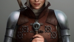 The Witcher 3: Wild Hunt - Ciri  girl in armor art