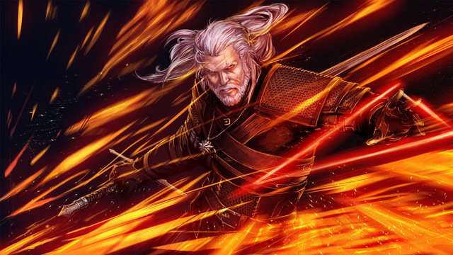 The Witcher 3: Geralt (art)