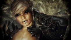 The Elder Scrolls 5: Skyrim - girl portrait screen