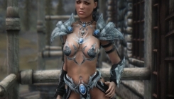 The Elder Scrolls 5: Skyrim - nude girl in armor
