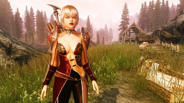 Elder Scrolls 5: Skyrim - Screenshot girl 2