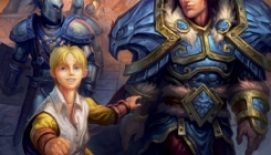 World of Warcraft - Varian with his son (art)