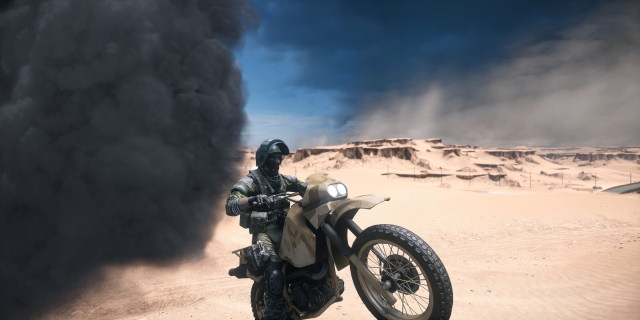 Battlefield 4 - on a motorcycle screenshot