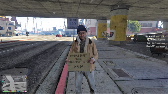 Grand Theft Auto 5  console burst again screenshot