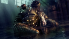 BioShock - screenshot (big daddy & little sister)