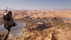 Assassin's Creed: view of the desert from above