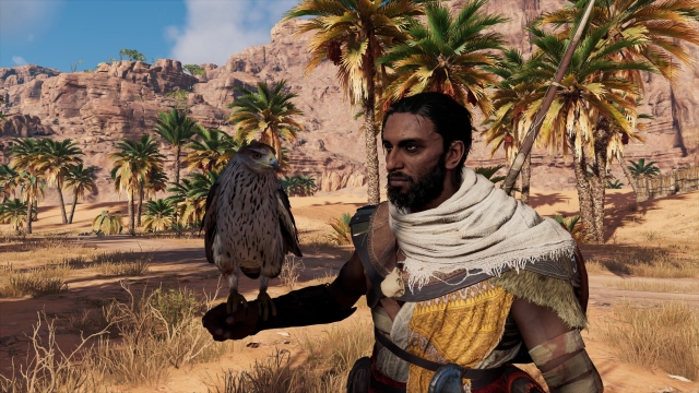 Assassin's Creed - with an eagle on his hand