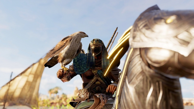 Assassin's Creed - on horseback with an eagle
