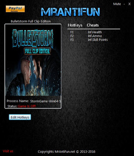Bulletstorm - Full Clip Edition: Trainer (+3) [1.0] {MrAntiFun}