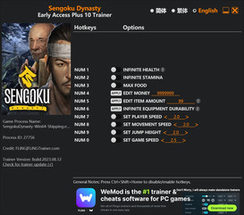 Sengoku Dynasty: Trainer +10 v2023.08.12 {FLiNG}