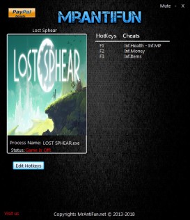 Lost Sphear: Trainer +4 v02.03.2018 {MrAntiFun}