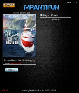 Fishing Barents Sea: Trainer +1 v1.00 {MrAntiFun}