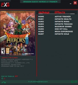 Dragon Quest Heroes 2: Trainer +7 v1.0 {FutureX}