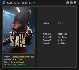 Dead by Daylight: Trainer +4 v1.9.1 {Enjoy\ENJ}