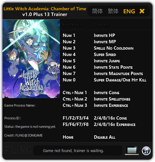 Little Witch Chamber of Time - Trainer +13 v1.0 {FLiNG} download free - VGTrainers.com
