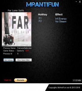 Far: Lone Sails - Trainer +2 v1.06 {MrAntiFun}
