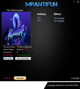 The Messenger: Trainer +2 v1.00 {MrAntiFun}