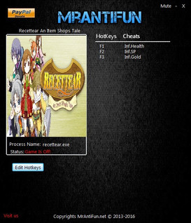 Recettear: An Item Shop's Tale: Trainer +3 V1.105 {MrAntiFun}