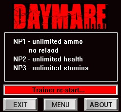 Daymare: 1998 - Trainer +4 v9731 {dR.oLLe}
