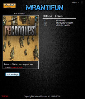 Reconquest: Trainer +3 v.1.838 {MrAntiFun}