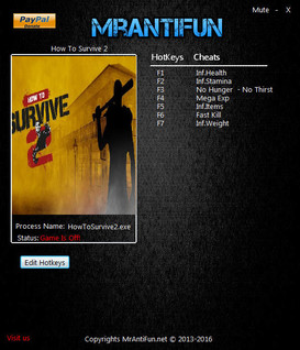 How to Survive 2: Trainer (+8) [14.09.2016] {MrAntiFun}