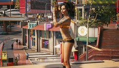 Cyberpunk 2077 - sexy girl screenshot